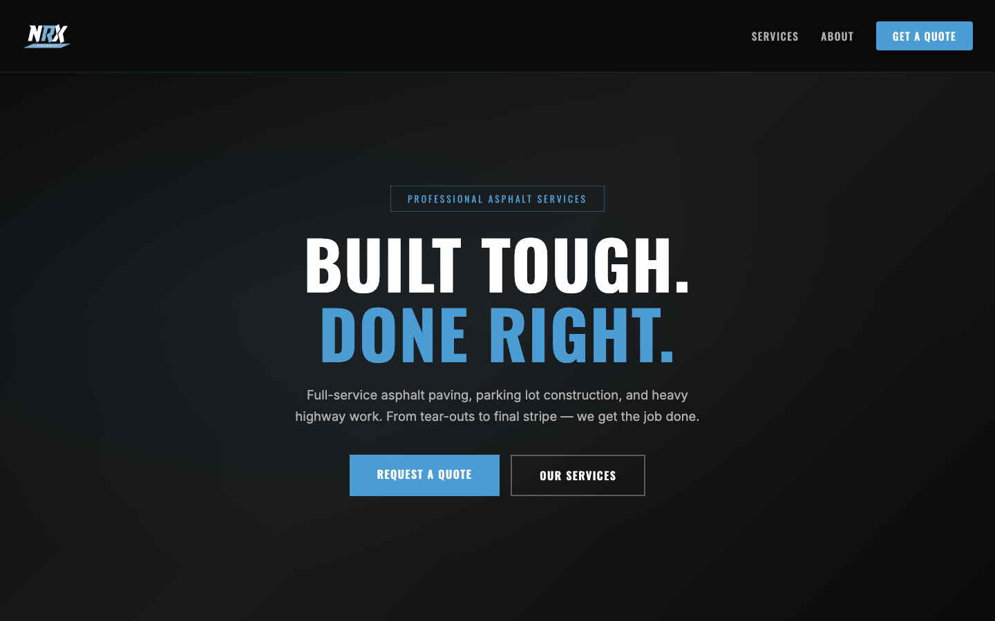 NRX Asphalt